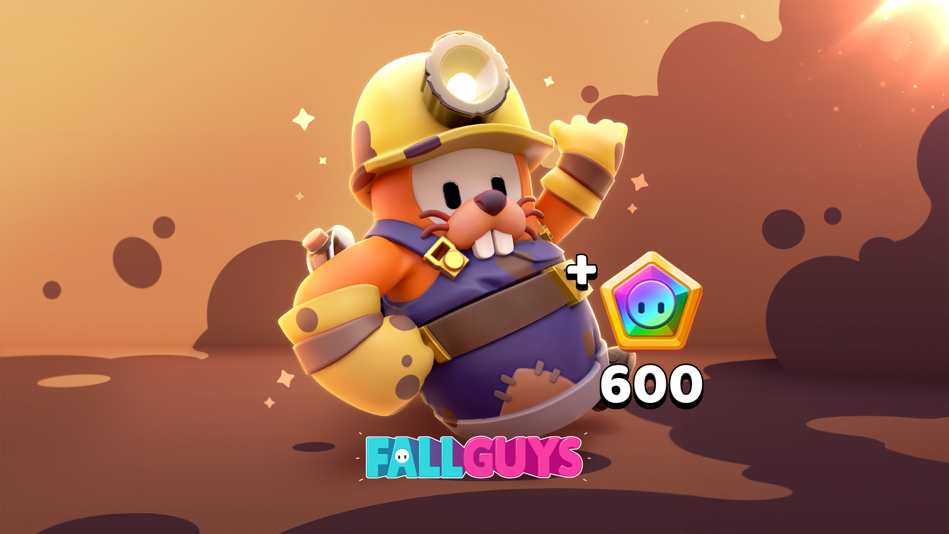 Набор Fall Guys Крот-шахтёр