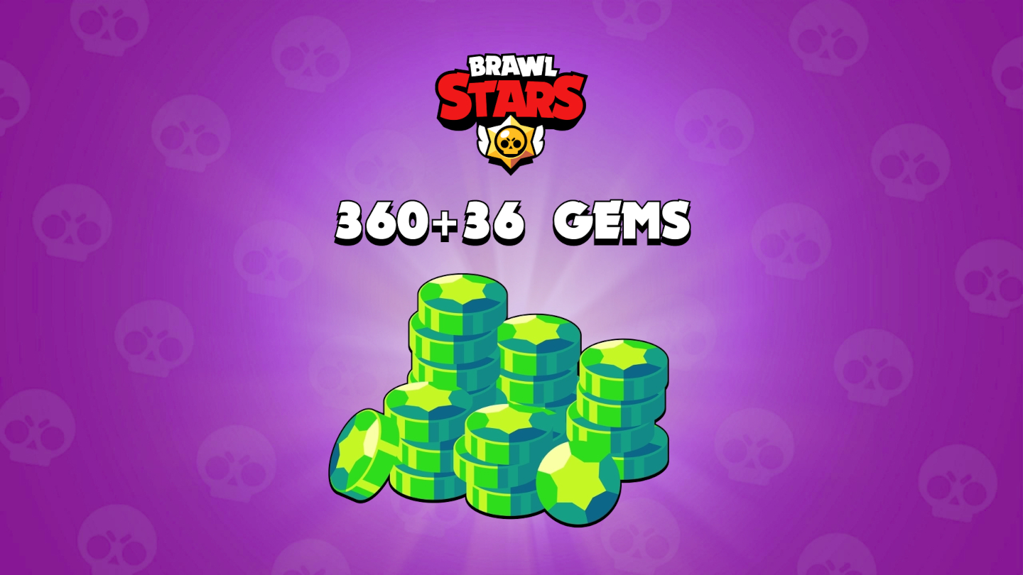 Игровая валюта Brawl Stars 360 + 36 gems